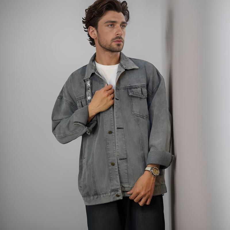 Product Introduction of Áo khoác jeans màu hè vừa vặn - Phong cách sang trọng ngầu 31