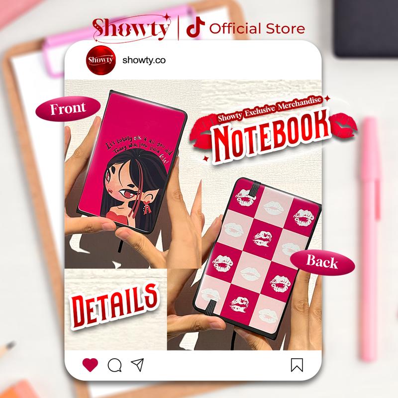 Showty Exclusive Merchandise Notebook Mature Fun Playfull 1