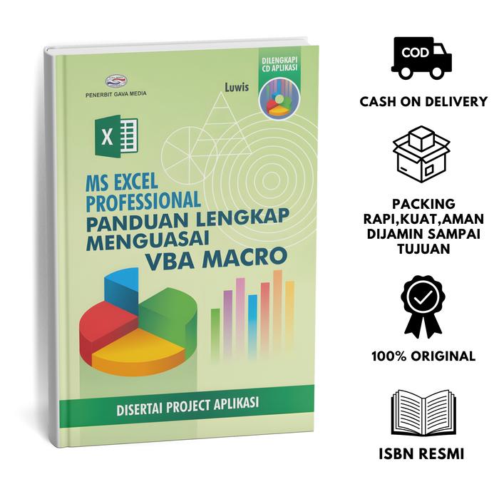 Promo Buku MS EXCEL PROFESSIONAL Panduan Lengkap Menguasai VBA MACRO di ...