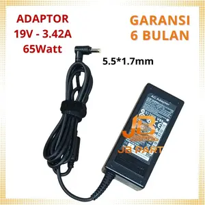 ADAPTOR CHARGER 19V 3.42A 65W 5.5*1.7MM - COMPATIBLE SERIES ASPIRE E11 V3 471 571G V5-43 4730Z