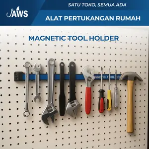 Tool Holder Magnetik Rak Gantung Perkakas Magnetic Bar Organizer Gantungan Pisau Alat Workshop