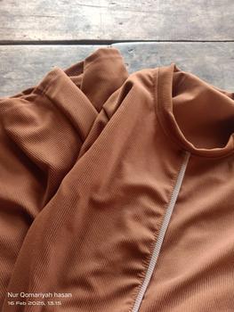 Product Review of MT - Tania Gamis Strip Kombinasi Elegant Bahan Knit Osaka [READY SIAP KIRIM] from M**g ** 0