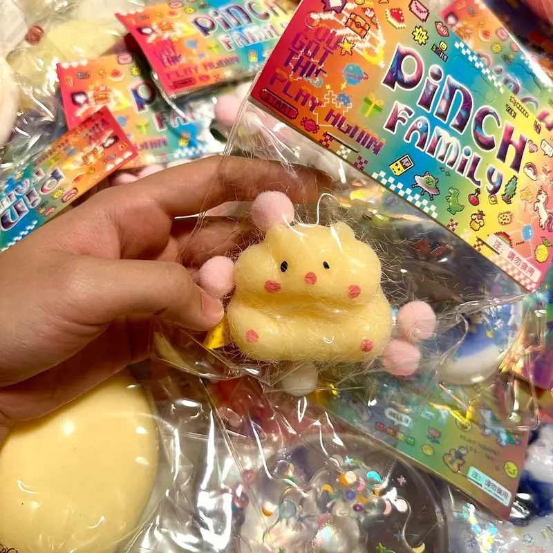 taba squishy mainan pencet pinch paw skuisi super squeezy lembut stress relief 4