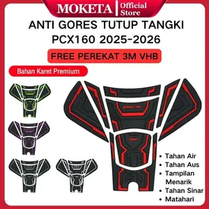Asly Aksesoris Honda PCX 160 2025 2026 Roadsync ABS CBS Karpet Pijakan Kaki Tankpad Tangpad Deckpad Rubber Karet Premium Quality Anti Slip Anti Licin Variasi Motor
