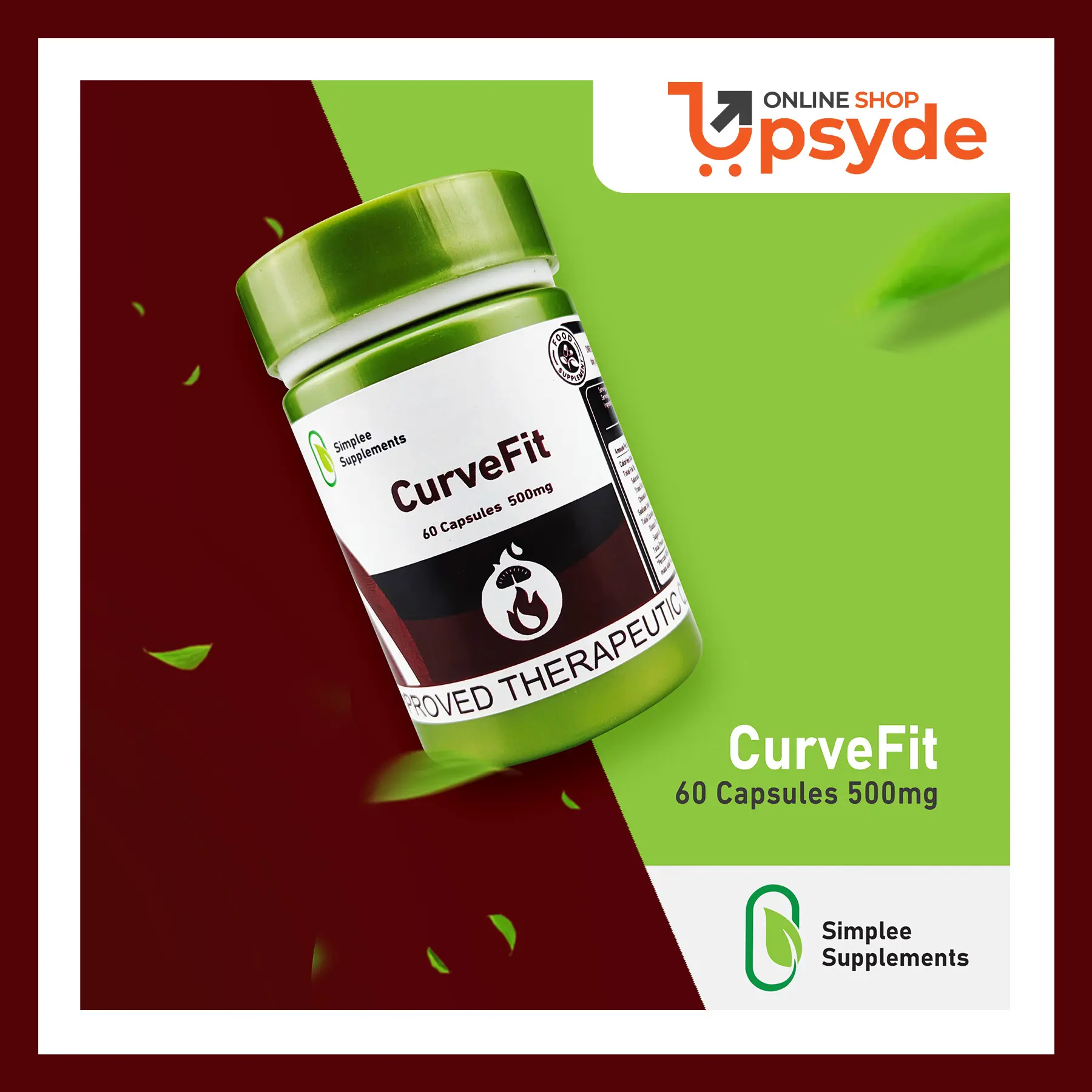 Simplee CurvFit Capsule Supplement - 500 mg, 60 Capsules - Healthcare ...
