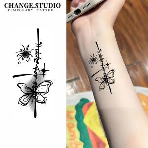 Hình Xăm Tạm Thời, Thiết Kế Hoa Tự Do, Kéo Dài Trong 15 Ngày, Không Thấm Nước, Không Lo Sợ Ma Sát. Miếng Dán Hình Xăm