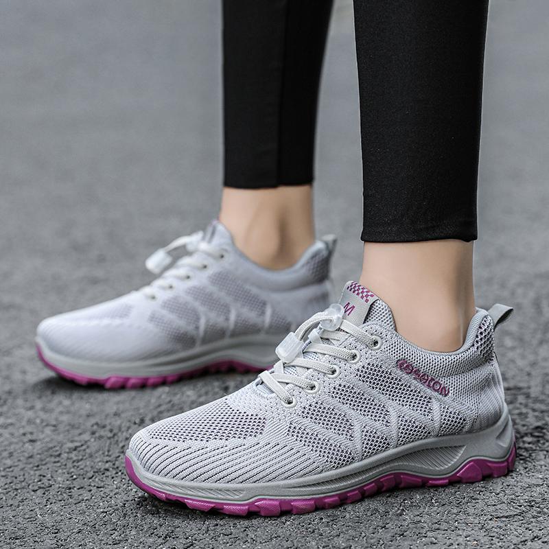 Sepatu Wanita Dewasa Terbaru Sepatu Sneakers Wanita.Sepatu Olahraga Wanita Bernapas.Sepatu Jalan Santai  Casual  Shoes Running Sport 1
