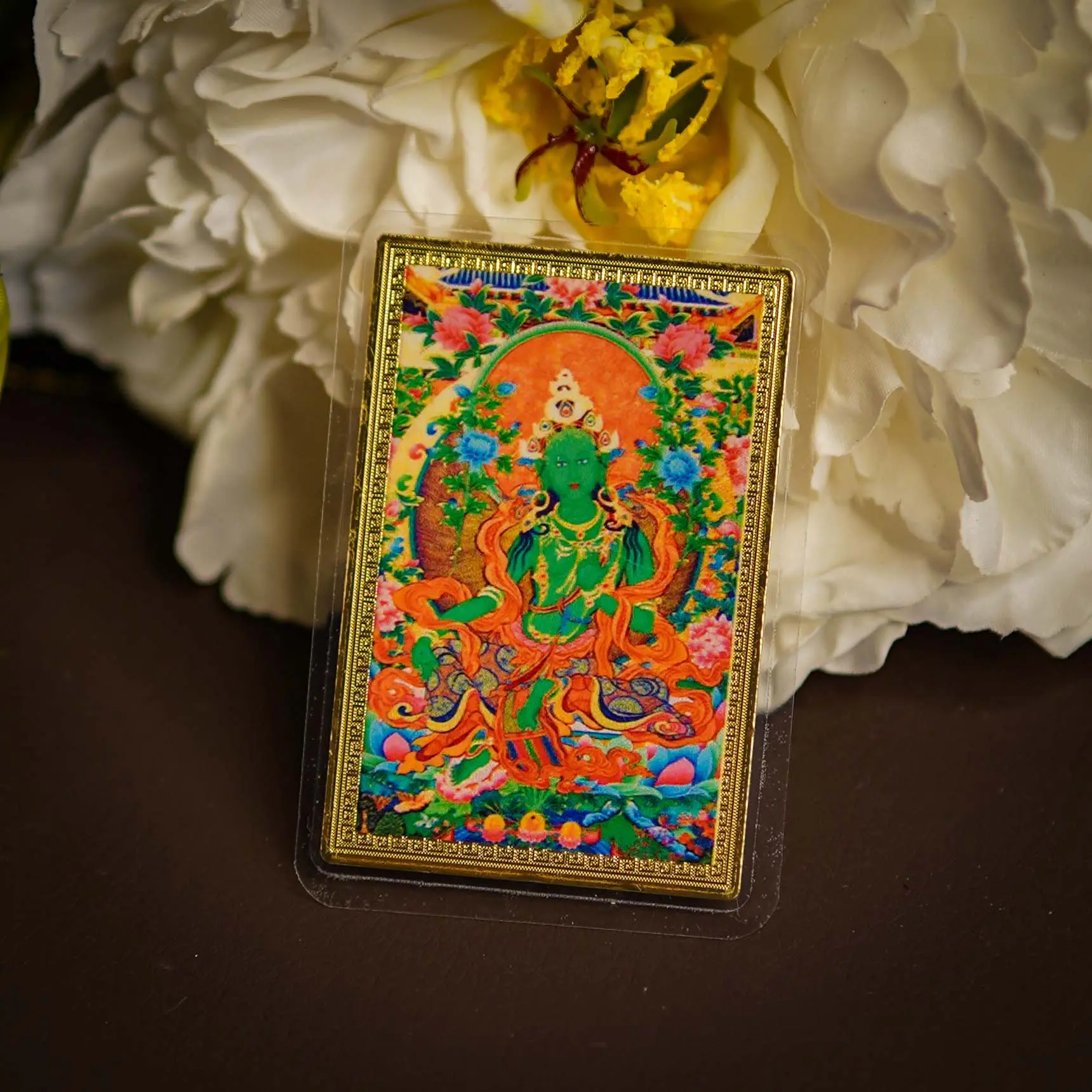 Green Tara Red Agate DIY One