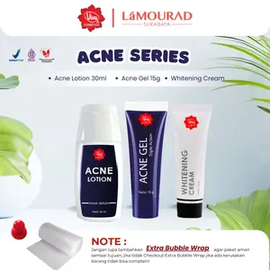 Viva Acne Lotion 30ml - Viva Acne Gel Triple Action with Allantoin & Vit B5 15gr - Viva Whitening Cream 15gr