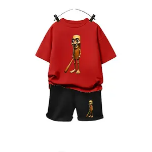 Stelan Kaos Anak Tung Tung Sahur (2-10 thn) Baju Anak