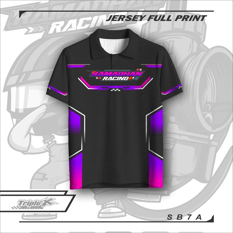 Jersey Ramadhan Racing Baju harian Full Print Dryfit Kerah Polo - Sport 2