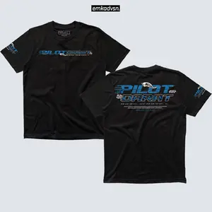 Kaos Pilot Darat No Limit | Emkadvsn Tshirt Cotton Combed 24s