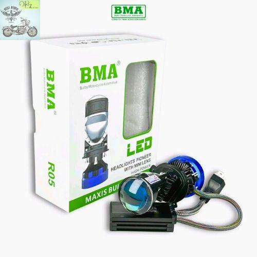  Bóng đèn bi cầu mini  R05 BMA - Công suất 120W  1 bóng chân H4 Siêu sáng  Giá 01 bóng  