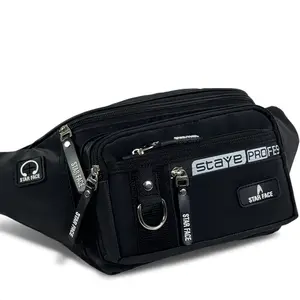 Tas Selempang Pria Wanita Waistbag Anti Air Slingbag Multi Fungsi