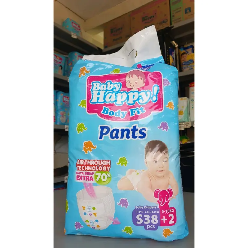 Popok Bayi Baby Happy S 38+2 - Pilihan Terbaik untuk Bayi Anda - Diaper 1