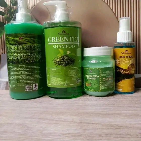 shampo kondi hm greantea hair toniq keratin