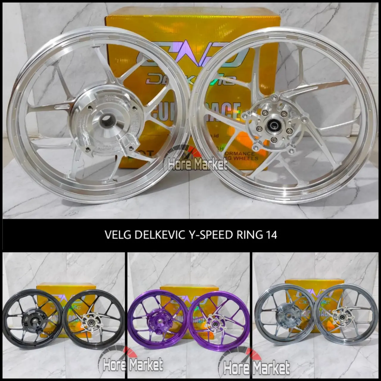 VELG DELKEVIC YSPEED RING 14 PCX 160 ABS CBS / VARIO 160 ABS / STYLO ABS / NMAX NEW NEO TURBO / AEROX 155 OLD NEW NMAX OLD 185x215 Y SPEED Y-SPEED 2026 2025 ROADSYNC 2024 2023 2022 2021 2020 2019 2018 2017 2016