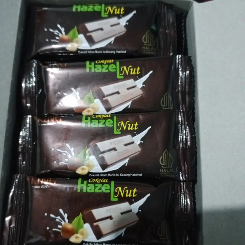 coklat hazelnut  dking  1 dus 4 pak (80pcs) 2