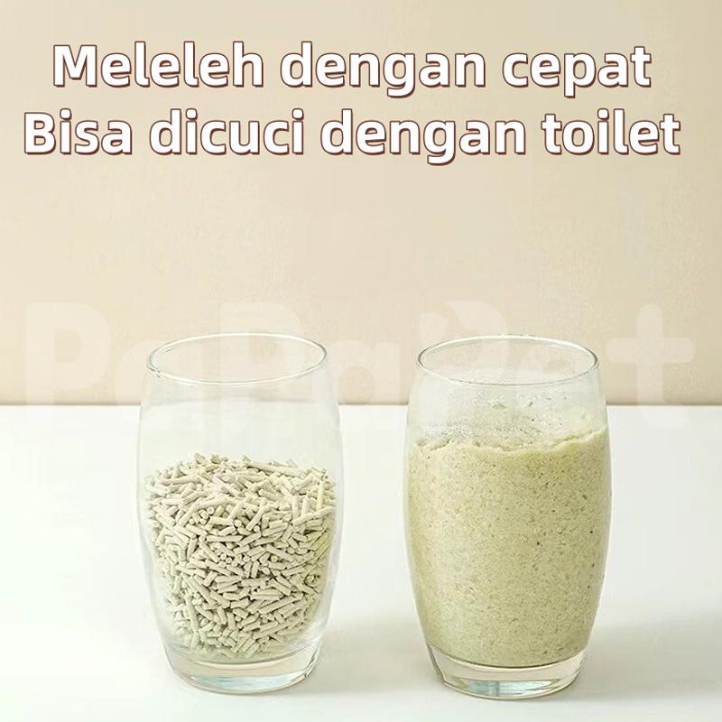 【Diskon Live】Pasir Kucing Tofu Bentonite Tofu cat casserol dicampur dengan kaleng-hait milk pemupukan tanah 6L dari berbagai macam rasa yang berasal dari komposit dengan sedikit mengurangi bau kotoran dan dapat menyiram toilet