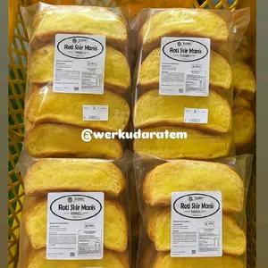 (PAKET ISI 4 PACK) Roti pinggiran sisir manis / roti murah / roti manis ( 1paket ±40pcs )