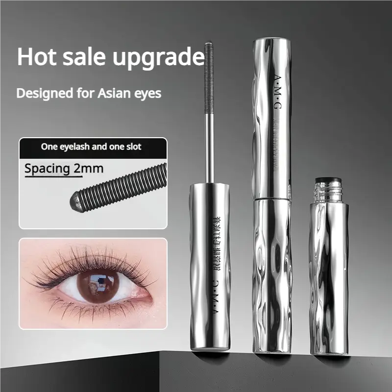 Mascara Nối Dài, Ba Chiều 3D, Không Thấm Nước, Lâu Trôi, Uốn Cong, Không Nhòe, Tạo Hình, Ống Thép Tự Nhiên, Lớp Nền Lông Mi, Mỹ Phẩm Sơn lông mi Trang Điểm Cosmetic Nữ Women 7