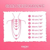 Gambar Kimora - Kalung Titanium Wanita Karina Klt163 - GOLD dari Kimora Jewelry Kota Denpasar 4 Tokopedia