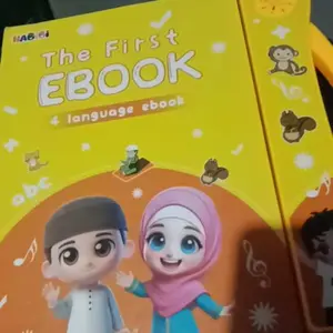 E-book Buku Audio Edukatif Anak 3+ - 4 Bahasa & 30+ Lagu! Belajar Pelafalan Inggris, Pengenalan Benda - Hadiah Interaktif