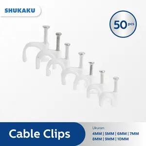 SHUKAKU KLEM KABEL Clips 4MM 5MM 6MM 7MM 8 MM 9MM 10MM