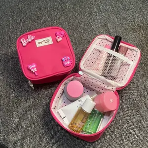 POUCH MAKEUP TRAVEL MINI MOTIF BARBIE/TRAVEL MINI POUCH KOSMETIK/TAS Mini