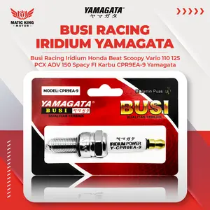 Yamagata Busi Spark Racing Honda Beat Vario Scoopy PCX Genio Deluxe Verza CB CBR ADV Karbu Fi ESP 110/125/150 CPR9EA