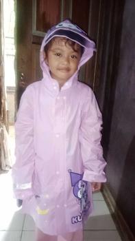 Product Review of A-CROSS JAS HUJAN SETELAN ANAK KUROMI DENGAN RUANG RANSEL DI BELAKANG LUCU DAN IMUT Pvc Biru Pink from H**i S**i 1
