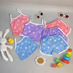 Setelan Singlet Anak Perempuan FIOREN Usia 0-4 Tahun Bahan Suncrepe ANAKBAIK 91