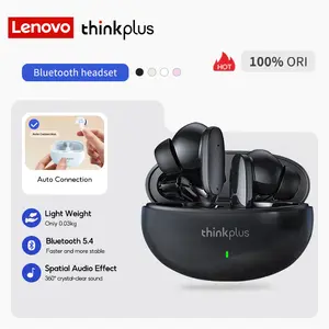 【COD】Original ThinkPlus LP90 (NEW LAUNCH) AI terjemahan waktu nyata Soundcore Anker R50i NC Earbuds Adaptive Noise Canceling Headset Earphone Bluetooth 5.4 TWS Low Latency for Game Long Battery 4 Mics IP54 Wireless Headphone
