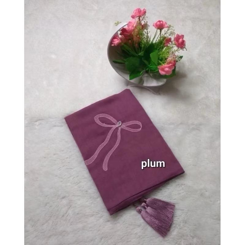 Hijab Paris Coqoette Bordir Pita Besar / Kerudung PARIS JADUL daily Muslimah By Nattawin 3