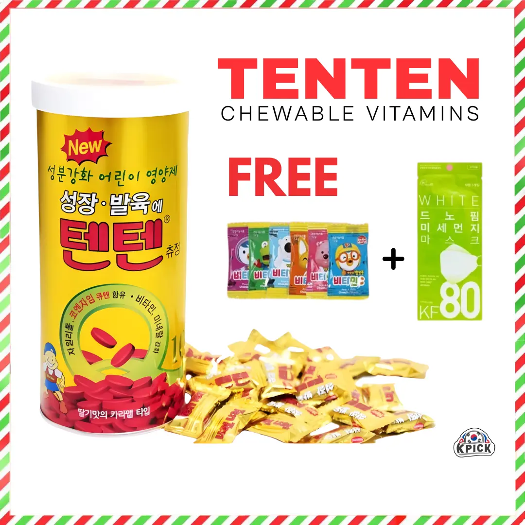 Tenten Chewable tablet 1can (120pcs) tenten vitamin Edible Supplement -  TikTok Shop Philippines