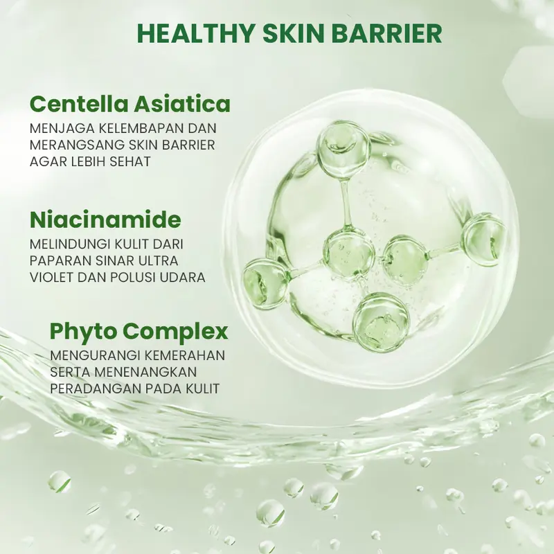 [GROGLO] Moisturizer Pelembab gel skincare Korea mencerahkan menghidrasi melembabkan glowing mencegah timbulnya jerawat mengontrol minyak serta memperbaiki skin barrier 4