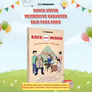Buku Kaya Atau Miskin Pandabooks Edukasi Anak | Buku edukasi emosi dan karakter anak | Books Indonesia cetak penuh warna