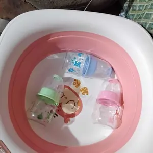 Sakumini Foldable Baby Wash Basin Wastafel Portable Baskom Lipat Serbaguna Bayi