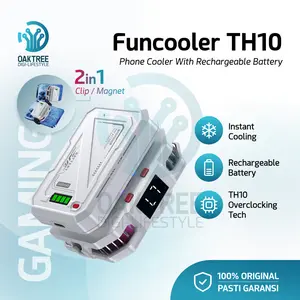 Oaktree Funcooler TH10 Fan Cooler Radiator Kipas Pendingin HP Cooling Fan Rechargeable Battery
