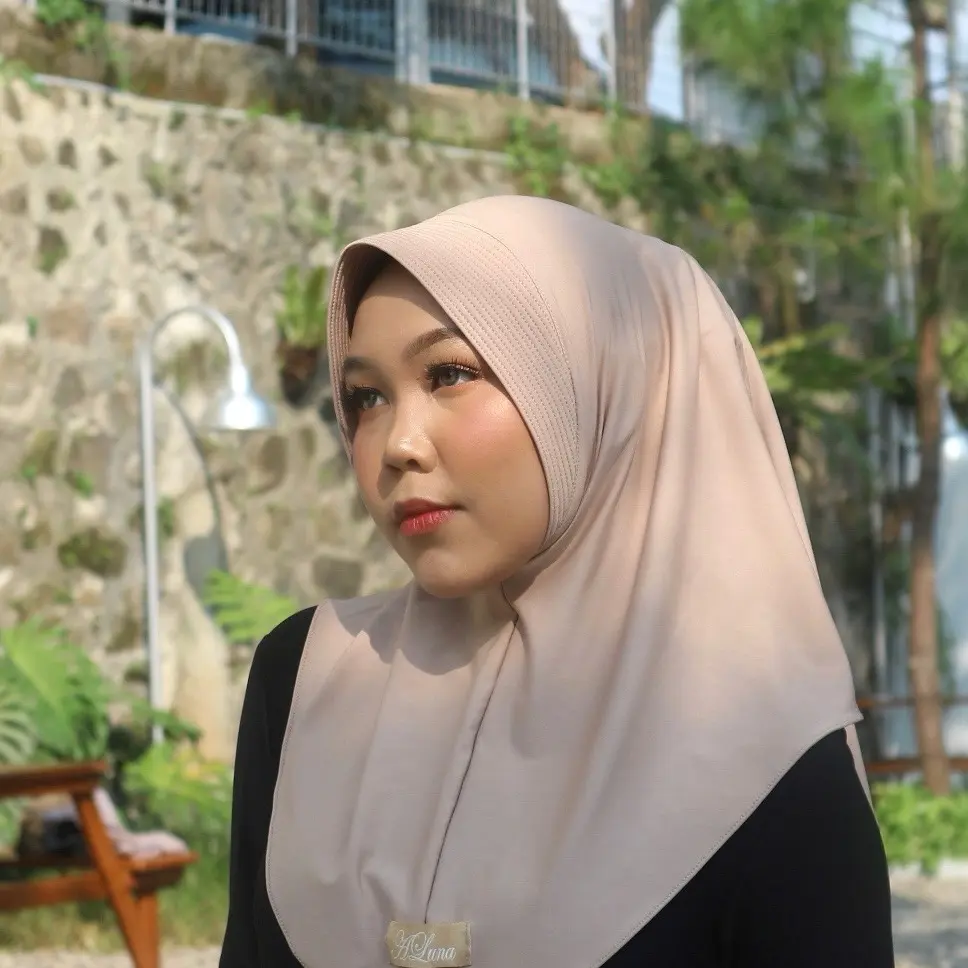 Daily Hijab / Hijab Sport Pad Antem Bahan Jersey Premium