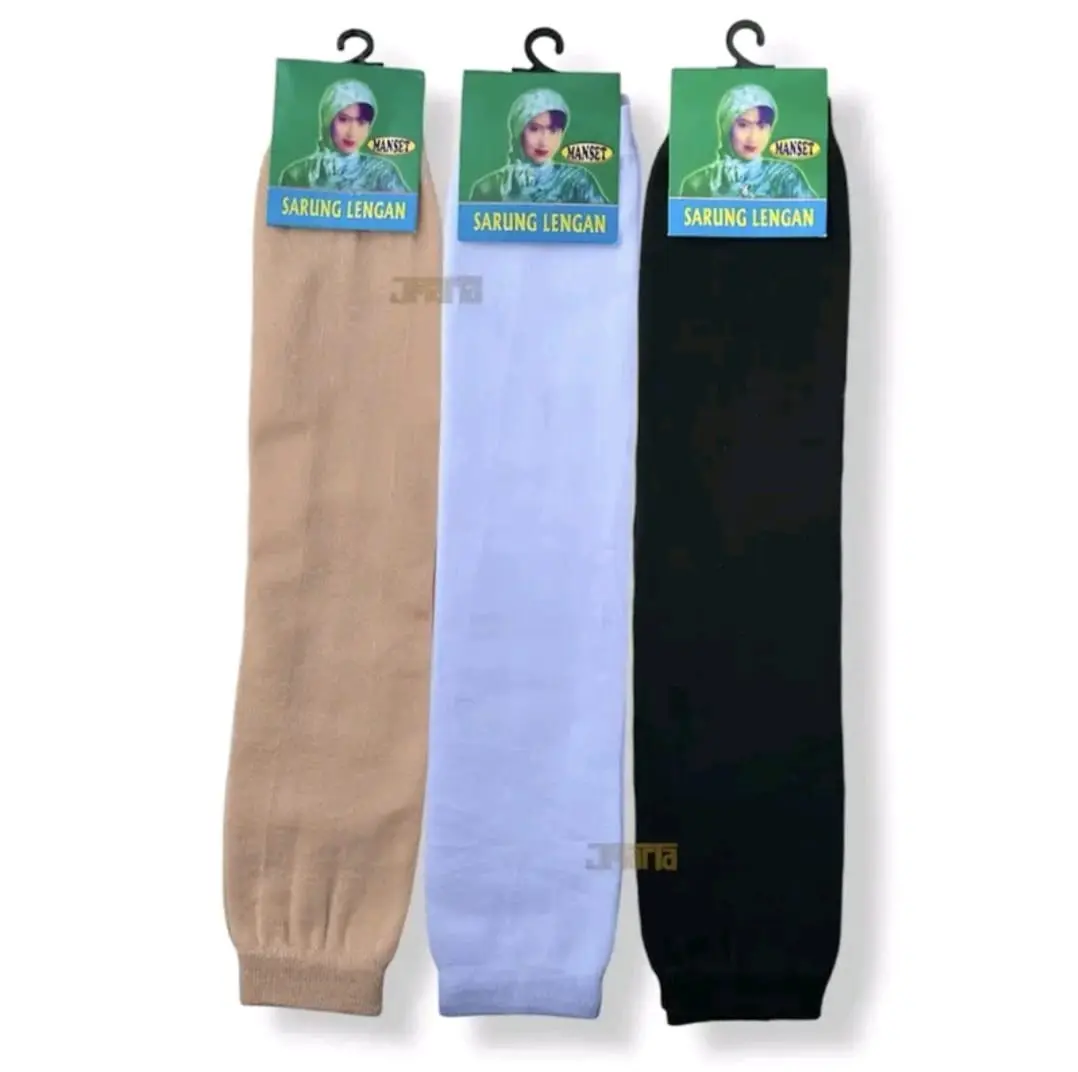 ISI 3 & 12 PASANG MANSET TANGAN/SARUNG LENGAN PANJANG/MANSET CEWEK COWOK Muslim Handsock