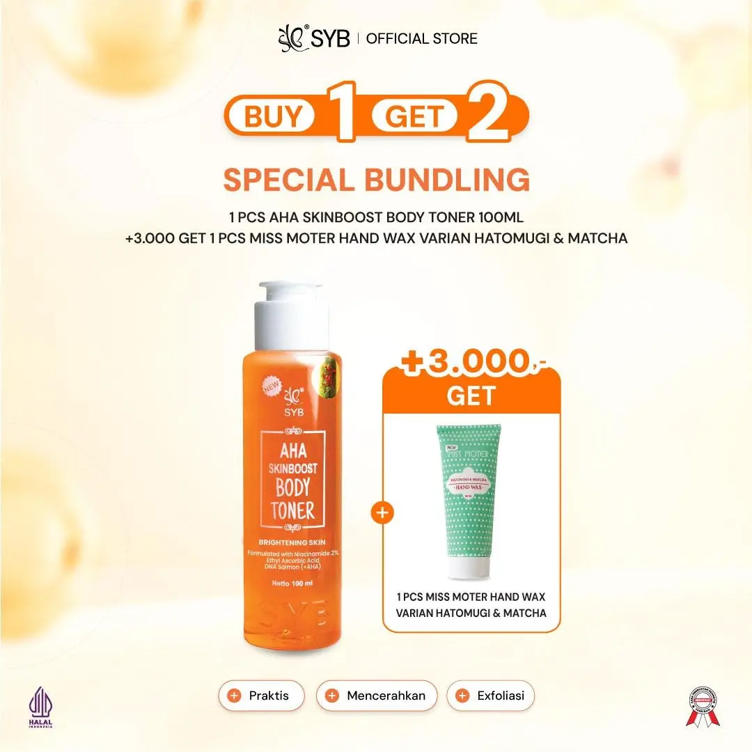 1pc AHA Toner 100ml +3K GET MISSMOTER MATCHA(HAND)