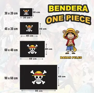 Bendera One Piece Full Printing