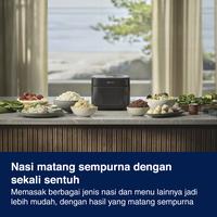 Gambar Electrolux Digital Rice Cooker 1.8 liter Penanak nasi dengan 12 menu masak Fungsi delay Tetap hangat 24 jam Panci anti lengket E5RC1-610P dari Electrolux Official Indonesia Kota Administrasi Jakarta Utara 2 Tokopedia