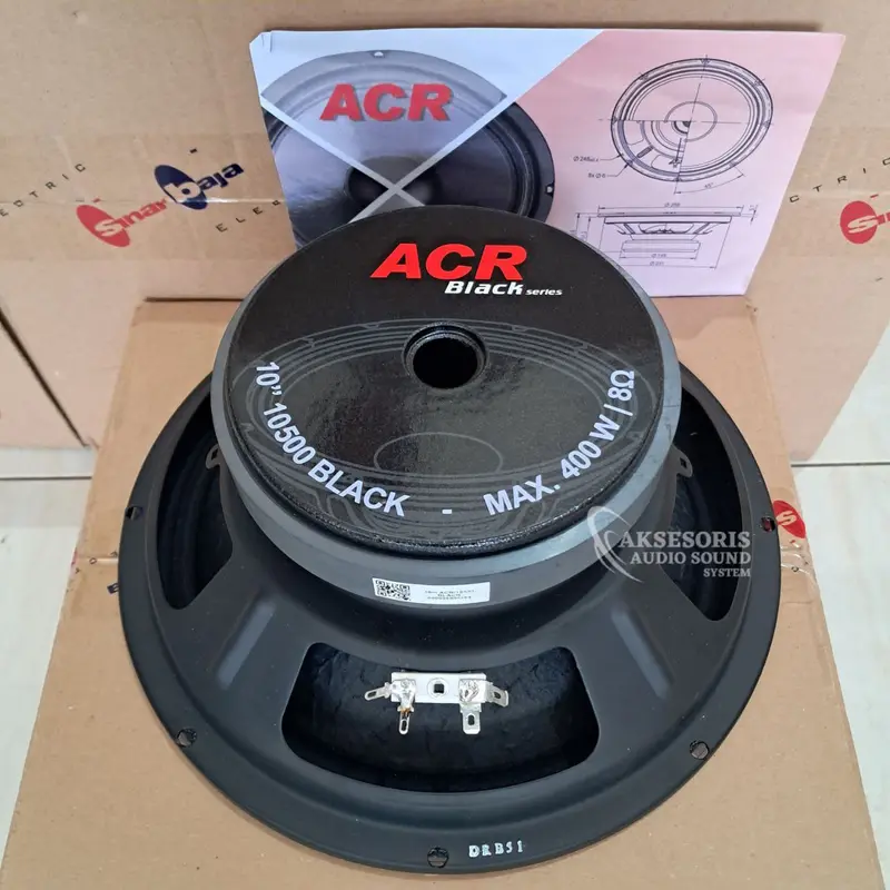 Speaker ACR 10 Inch 10500 Black 400 Watt speker 0