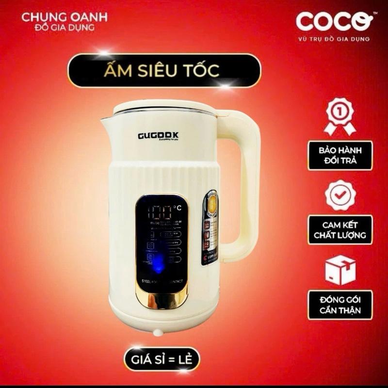 Ấm Siêu Tốc Mẫu Mới ST32 Đun Sôi Nhanh Tiết Kiệm Điện Tự Động Ngắt Khi Sôi Dung Tích 2LThân Chống Bỏng