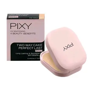 Pixy Refil Pixy UV Whitening Two Way Cake Perfect Last SPF30 PA++ dengan 4 Manfaat Kecantikan
