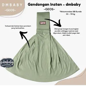 Gendongan Instan Gendongan Bayi Geos Gendongan Bahan Kaos Busa Gendongan Samping Gendongan Terbaru DM BABY Hipseat Bunda