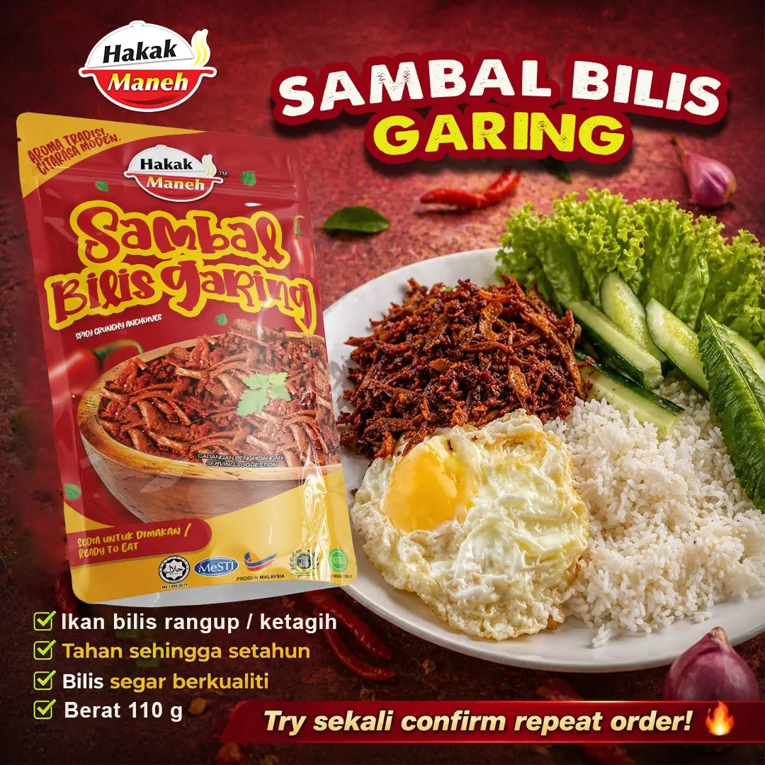 Hakak Maneh Sambal Bilis Garing