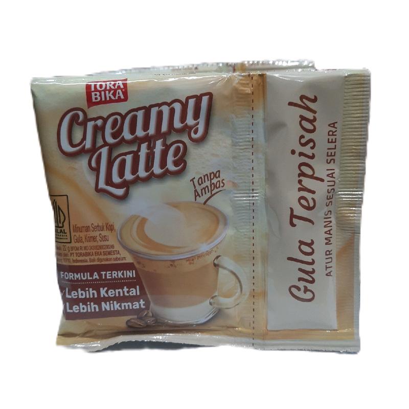 Tora bika creamy latte isi 10/renceng 0